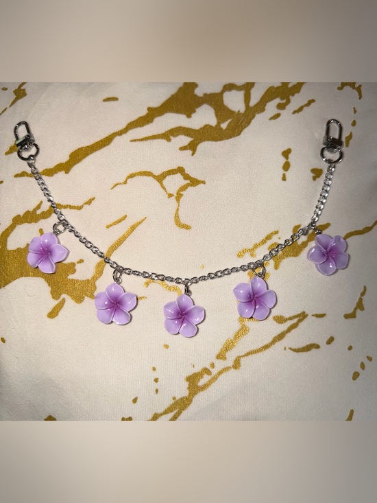 Accessories - Lavender Floral Bag Charm